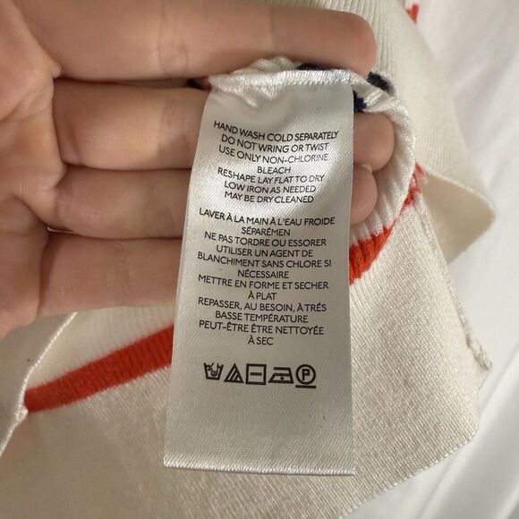 Maeve by Anthropologie Sweater Women's Small Turtleneck Striped Long Sleeve - Picture 8 of 15